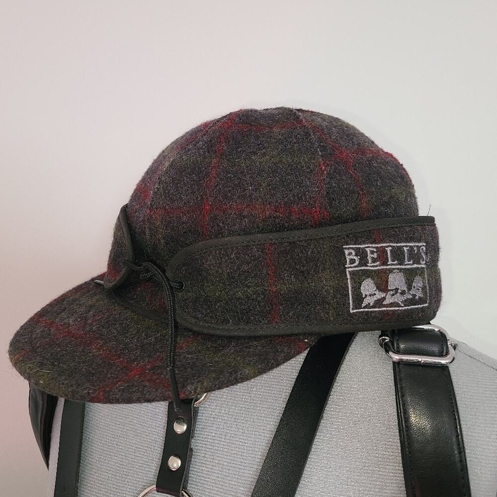 Stormy Kromer Bell's Brewery Original Cap Adirondack Plaid 7 1/4" 7.25 - Picture 2 of 8